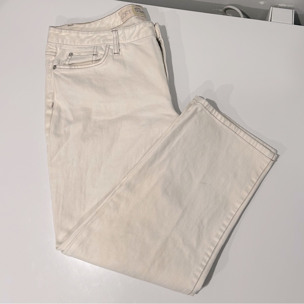 Loft Slim Cropped Pants